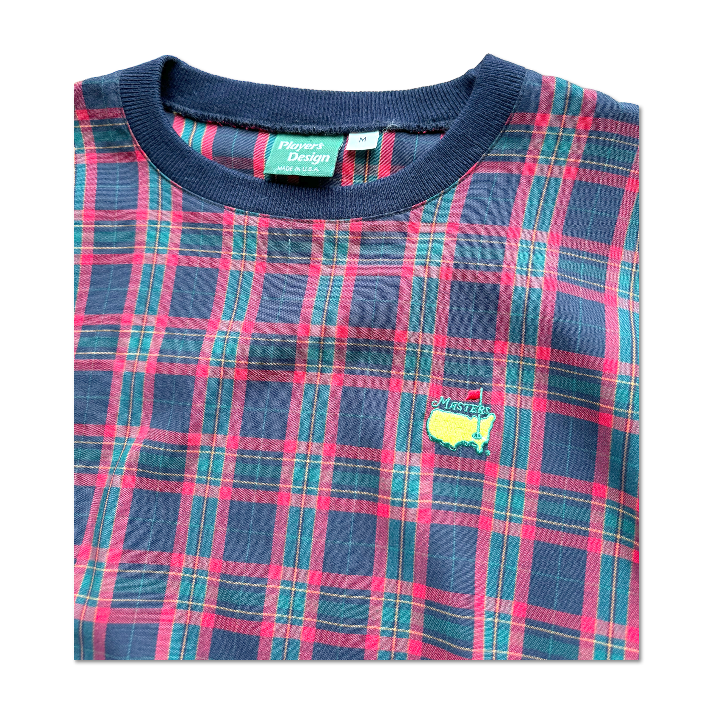 90's Masters Augusta National Plaid Lightweight Pullover
