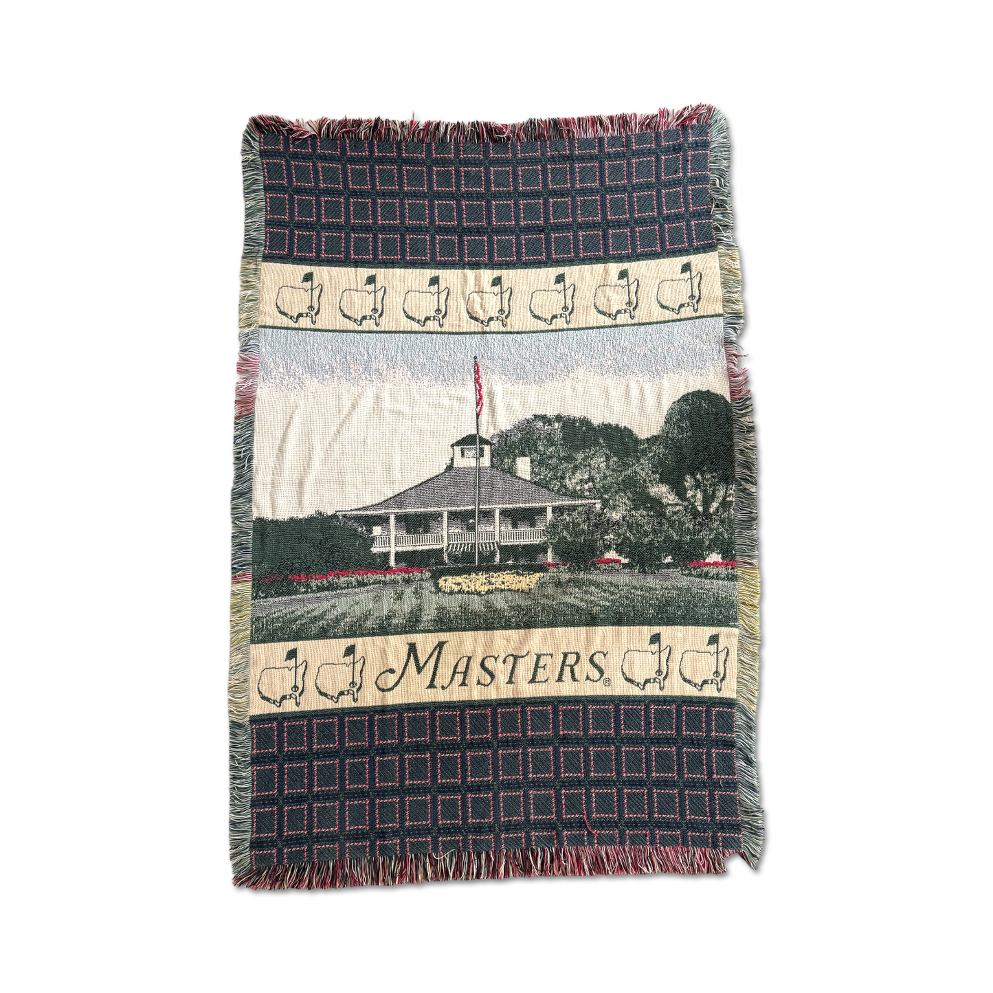 90's Masters Augusta National Clubhouse Throw Blanket