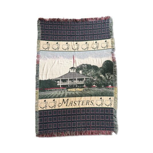 90's Masters Augusta National Clubhouse Throw Blanket