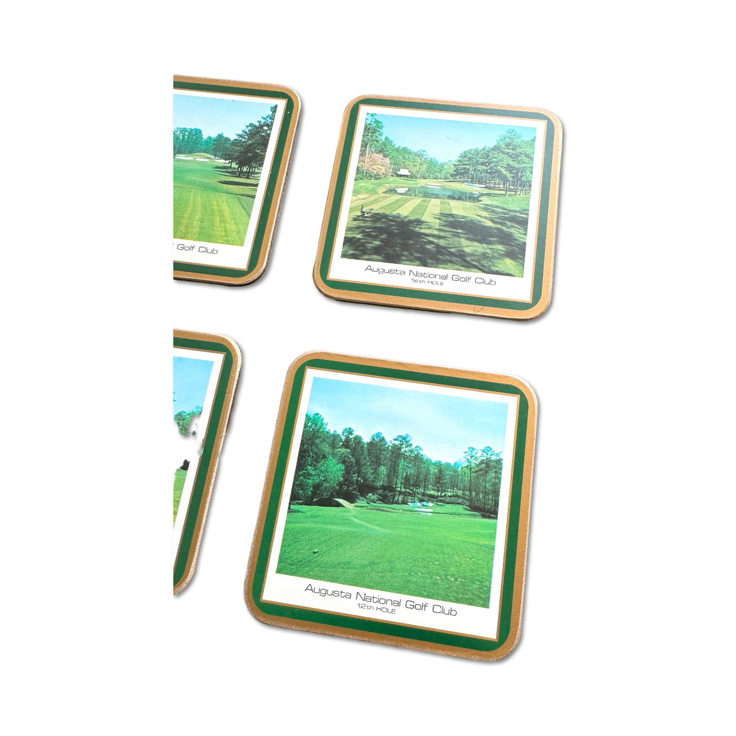 80s Masters Augusta National Coaster Set