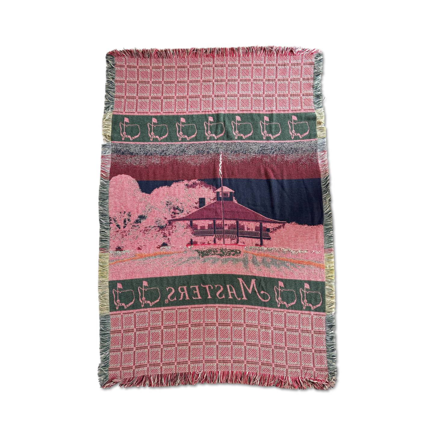 90's Masters Augusta National Clubhouse Throw Blanket