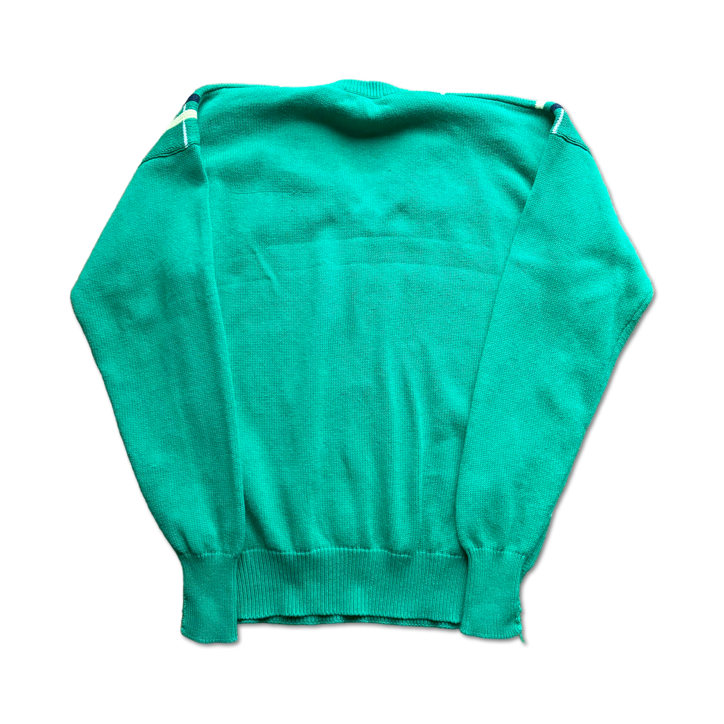 90's Masters Augusta National Plaid V-Neck Knit Sweater