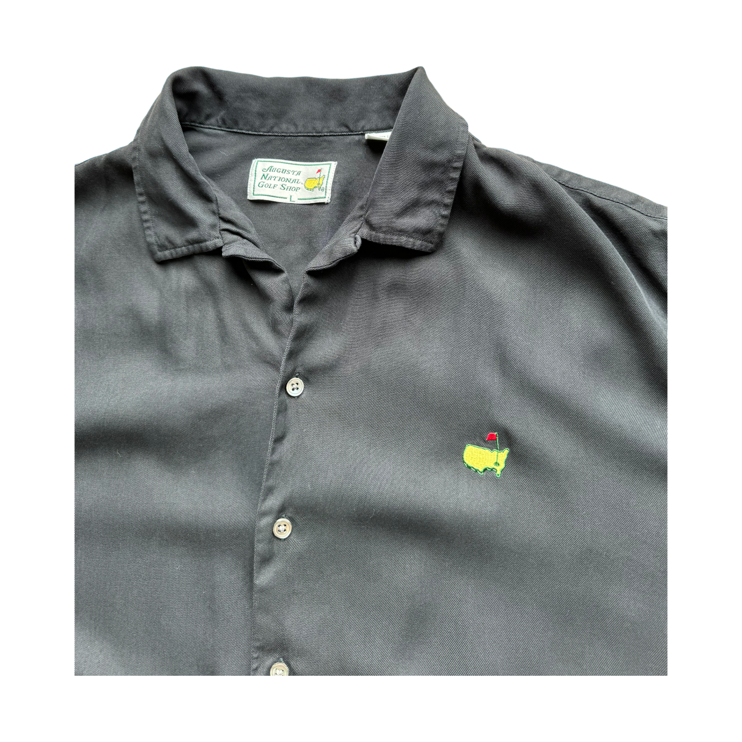 90's Masters Augusta National Silk Shortsleeve Button Down
