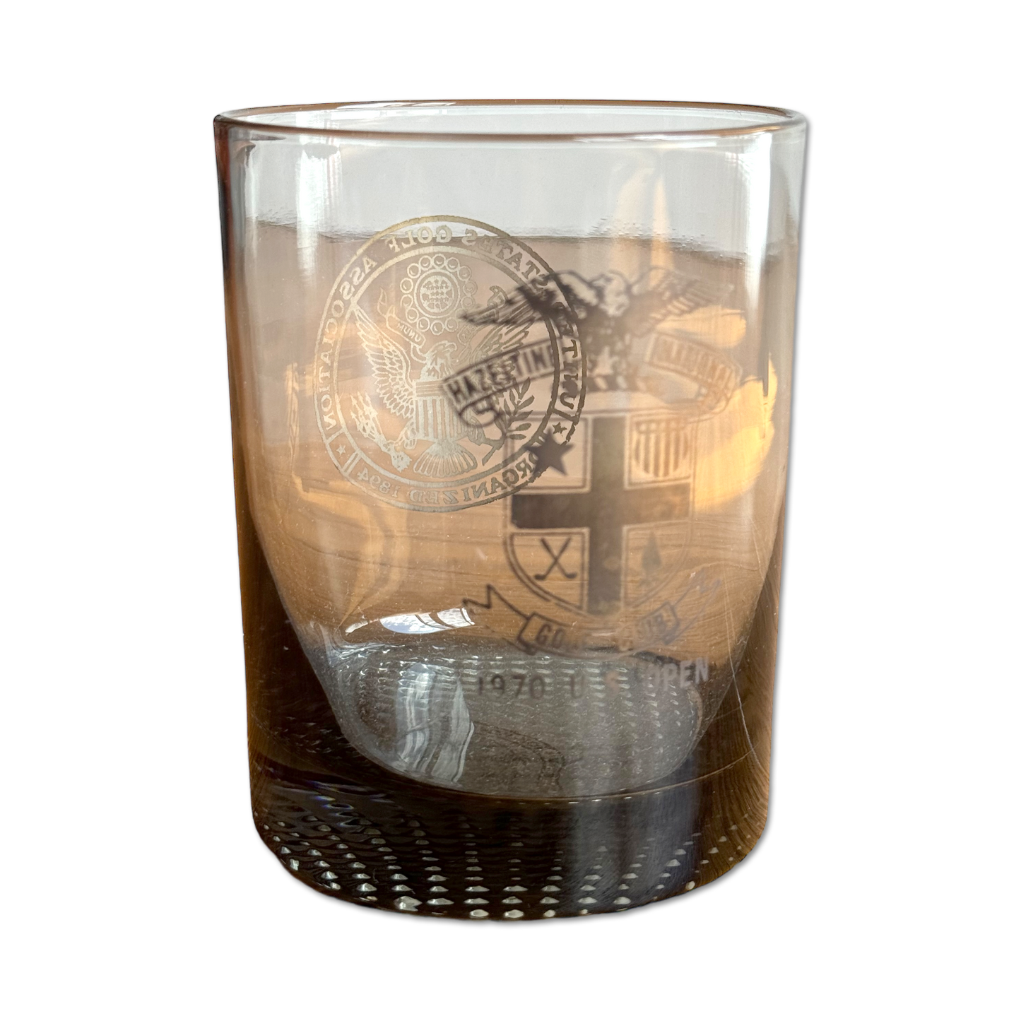 1970 U.S. Open Hazeltine National Golf Club Scotch Glasses (Set of 4)