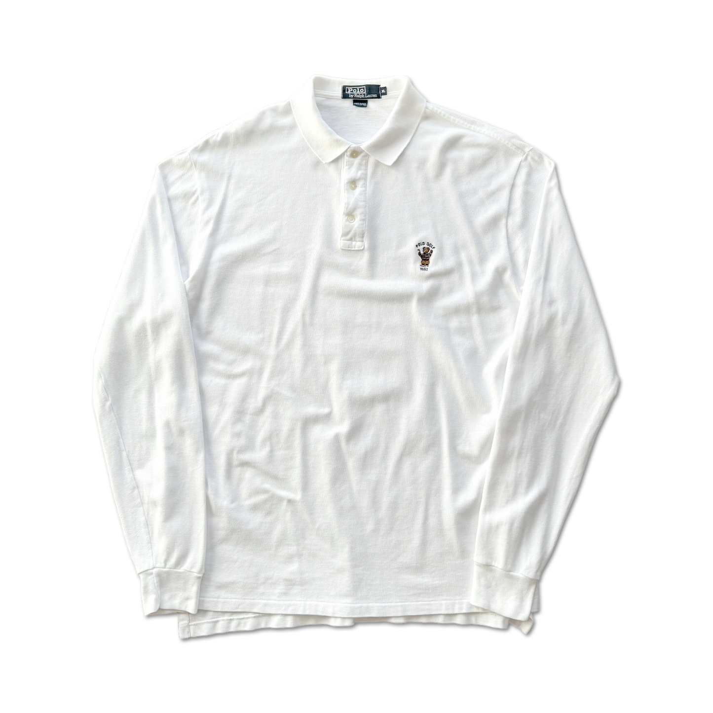 1992 Polo Ralph Lauren Golf Bear Longsleeve Polo
