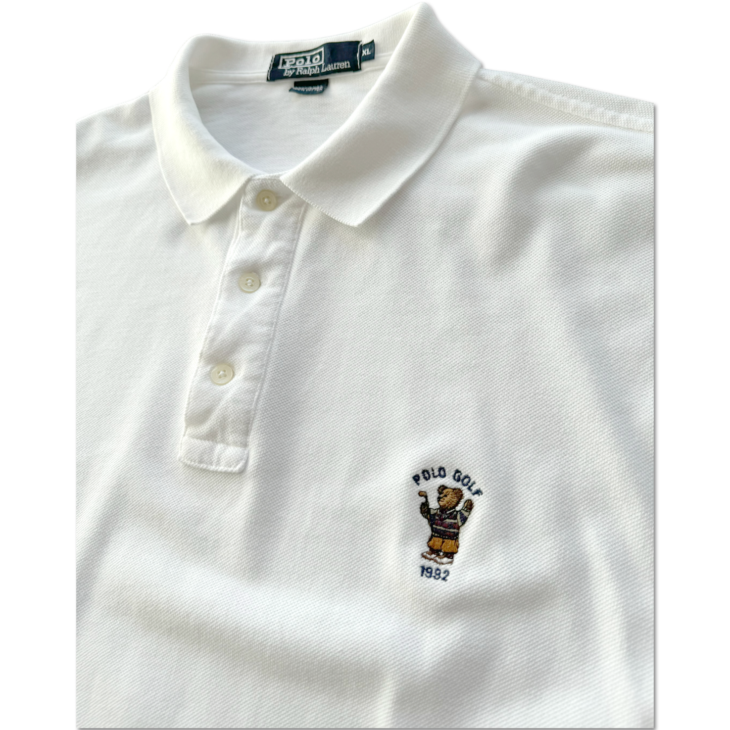 1992 Polo Ralph Lauren Golf Bear Longsleeve Polo