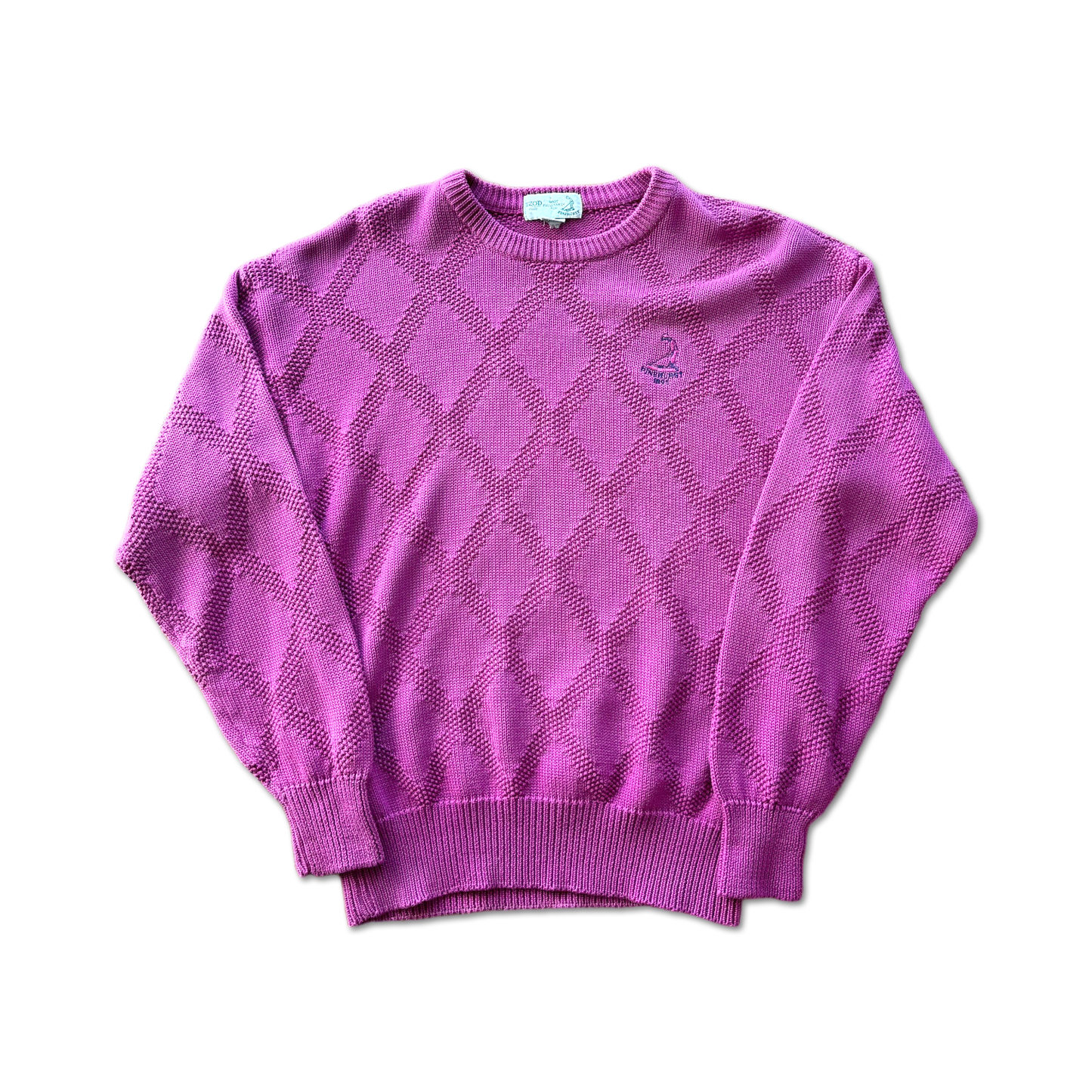 90's Pinehurst Diamond Knit Crewneck