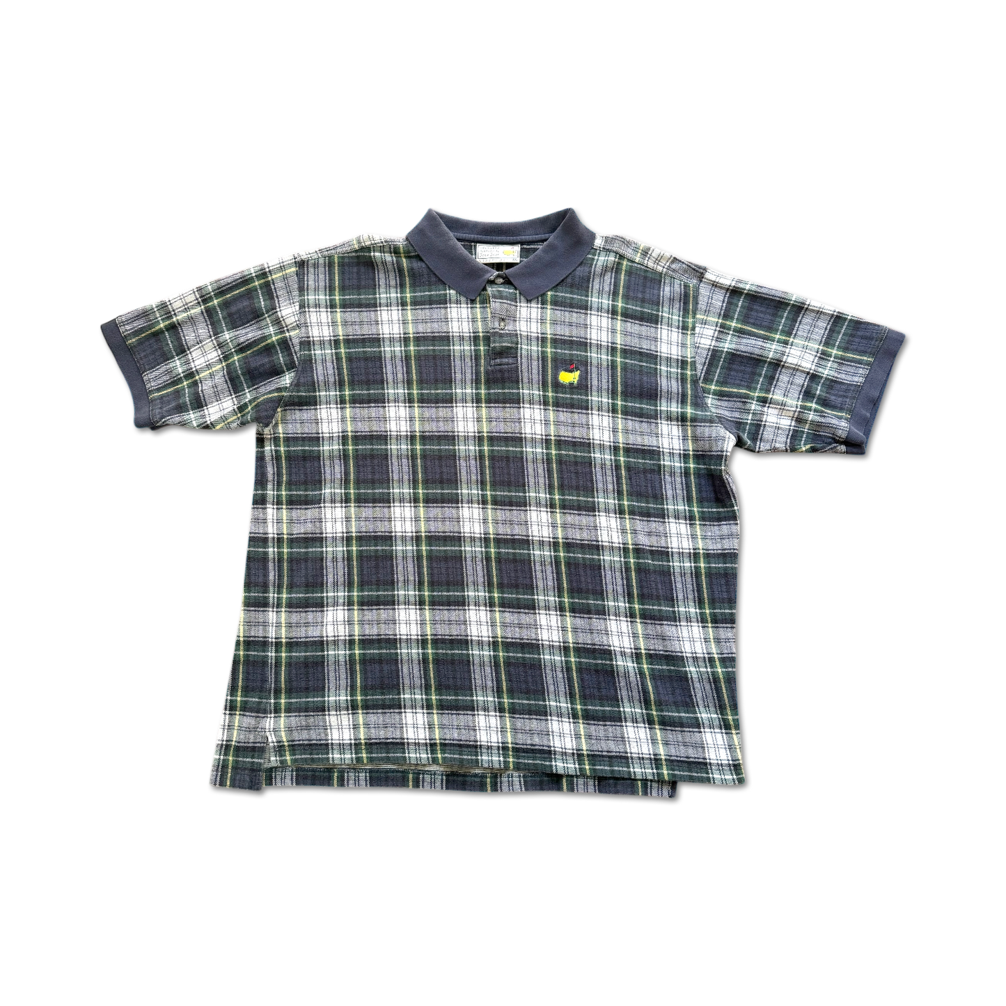 90's Masters Augusta National Plaid Polo