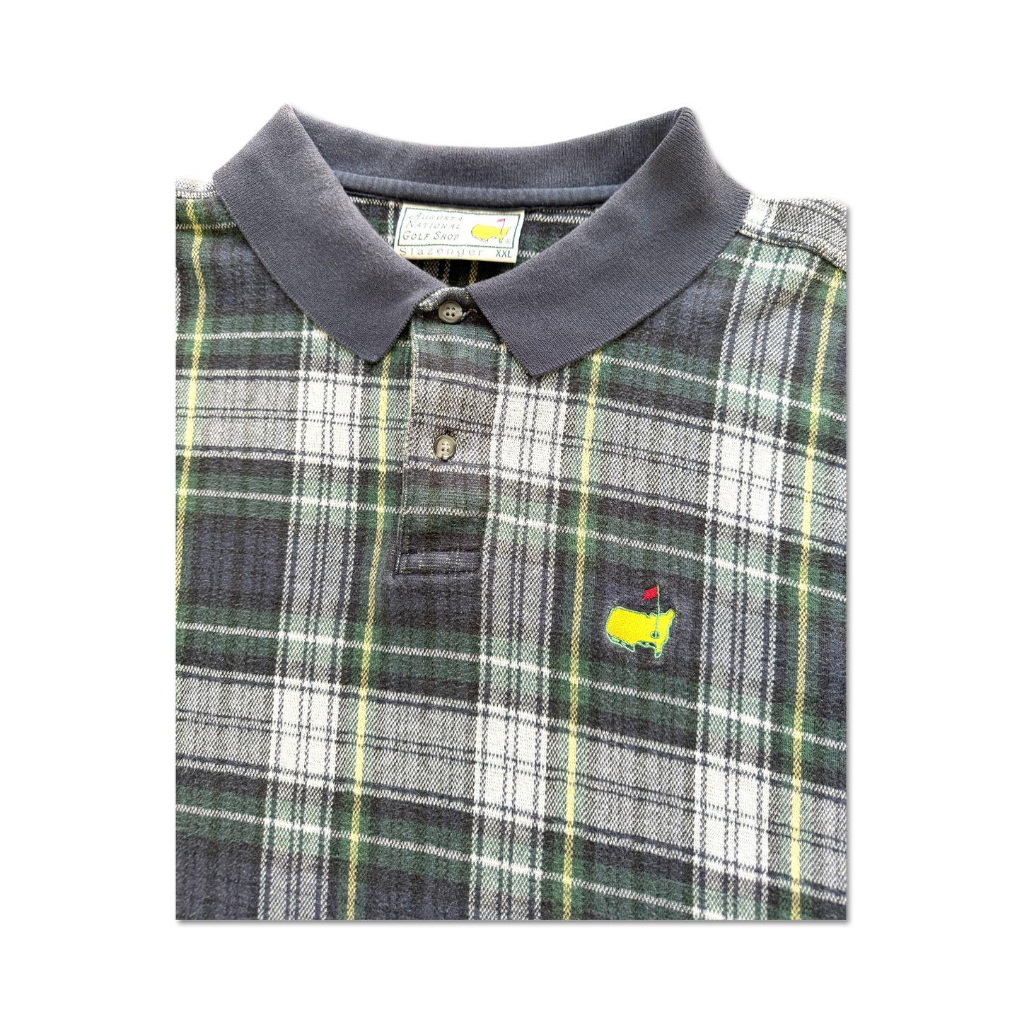 90's Masters Augusta National Plaid Polo