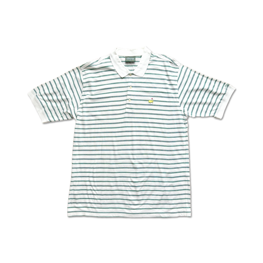 90's Masters Augusta National Striped Polo