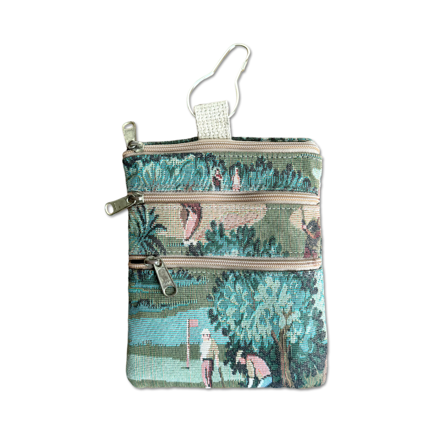 90's Tapestry 3-Compartment Accesory Bag