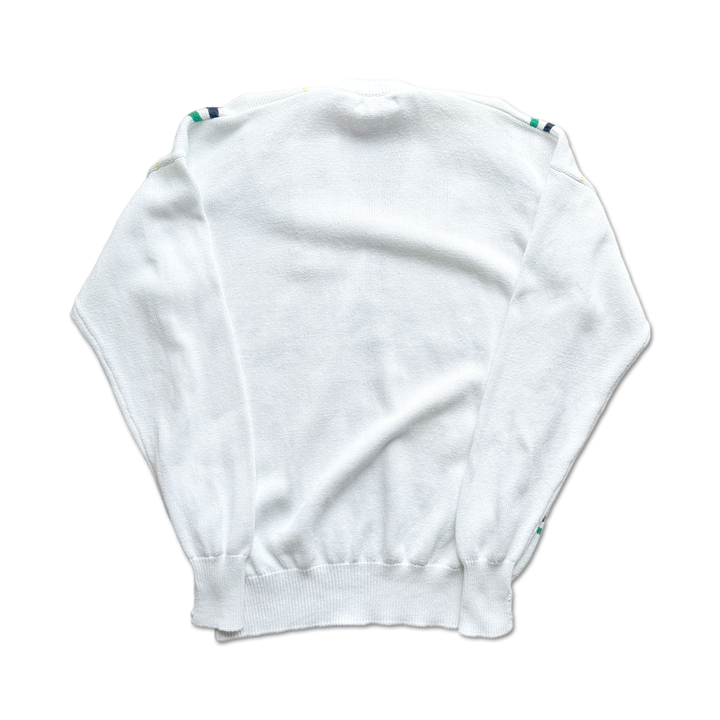 90's Masters Augusta National Plaid V-Neck Knit Sweater