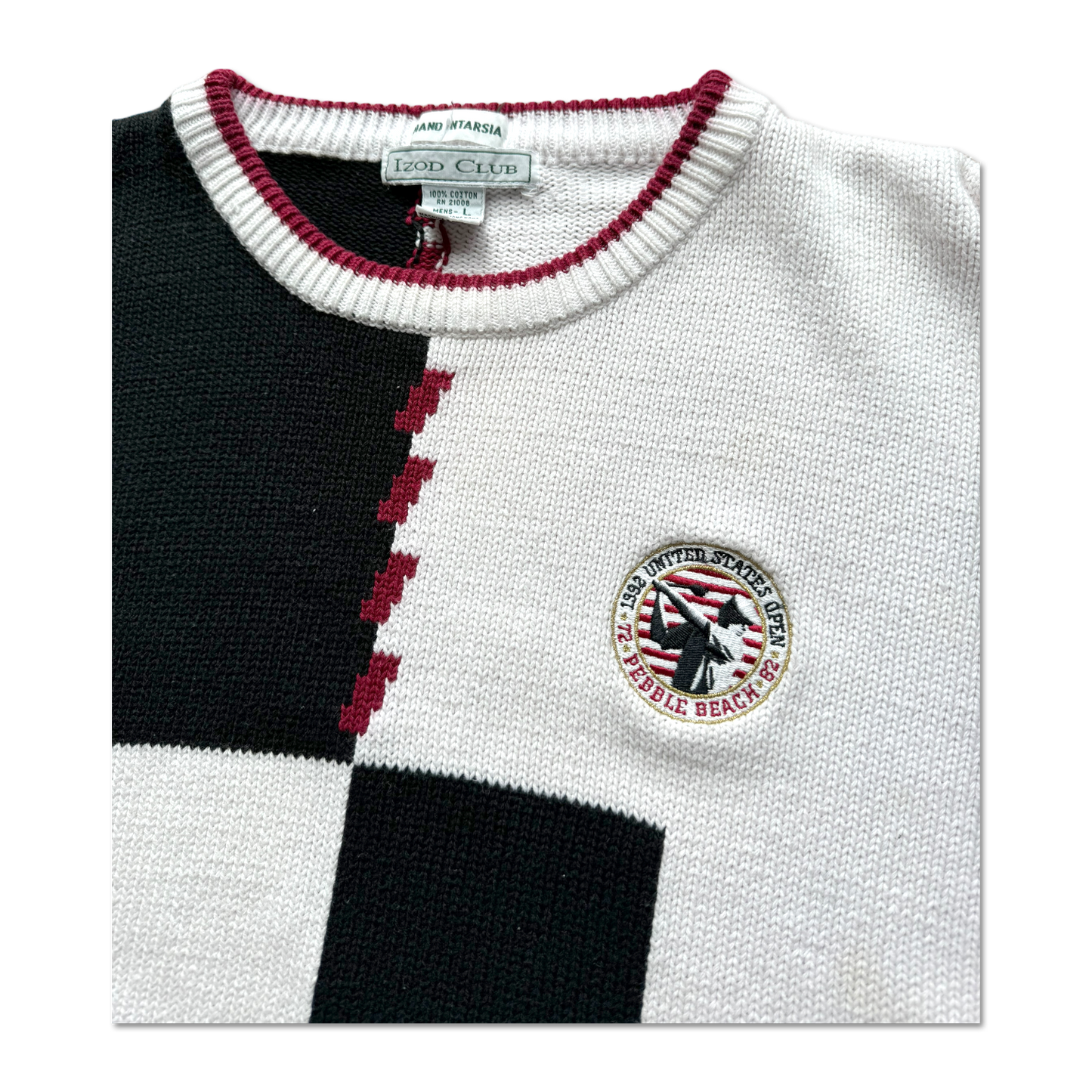 1992 U.S. Open Pebble Beach Golf Links Knit Sweater