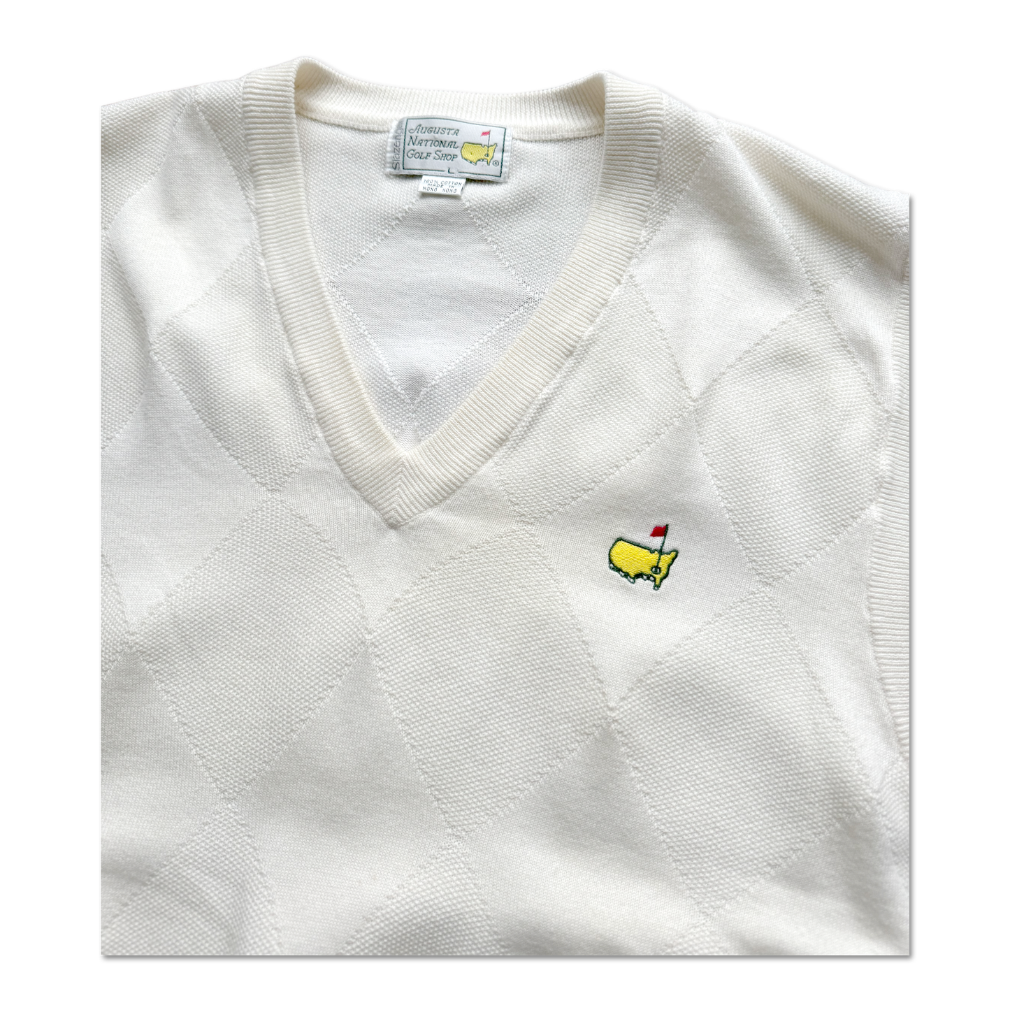 90's Masters Augusta National Diamond Sweater Vest