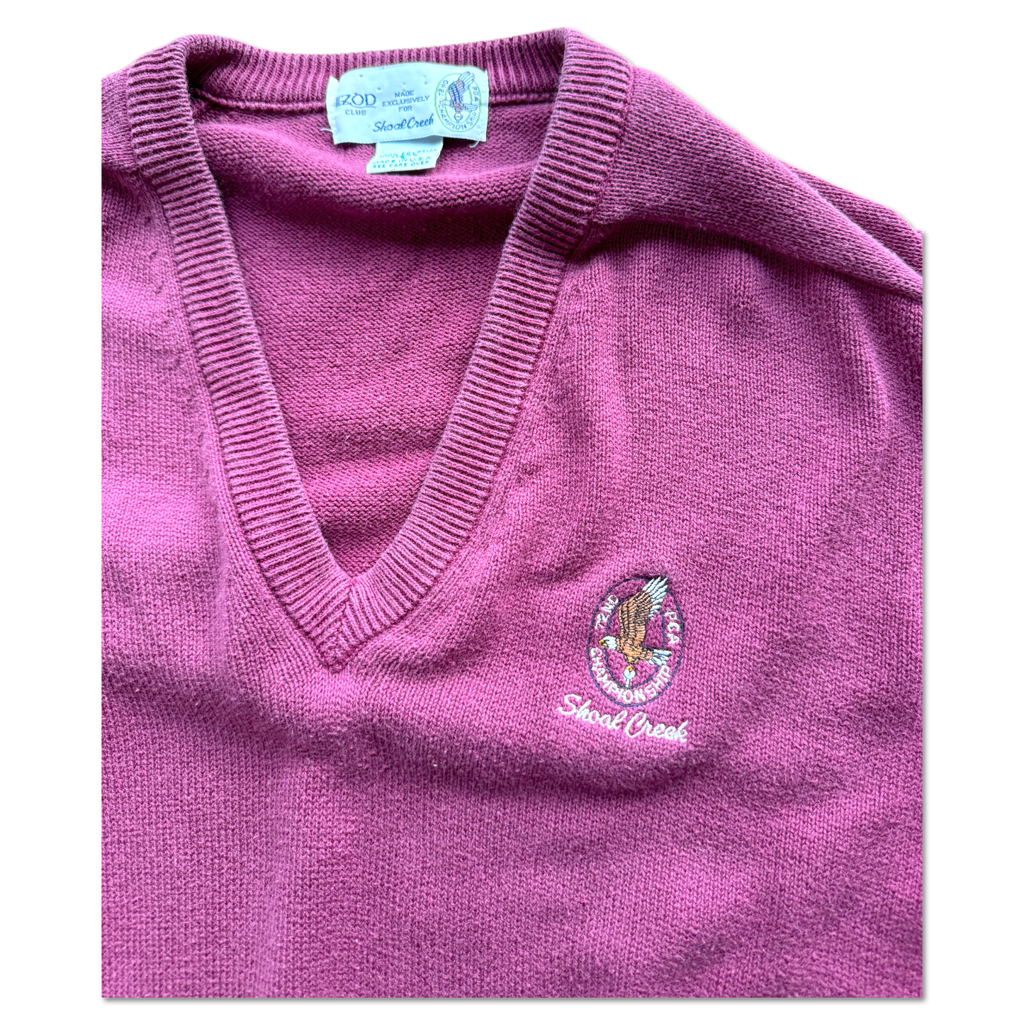 1990 PGA Championship Shoal Creek Club Sweater