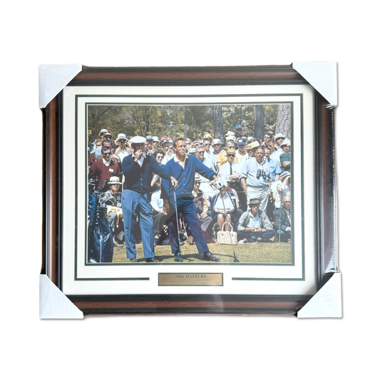 1966 Masters Arnold Palmer & Ben Hogan Framed Photo Print