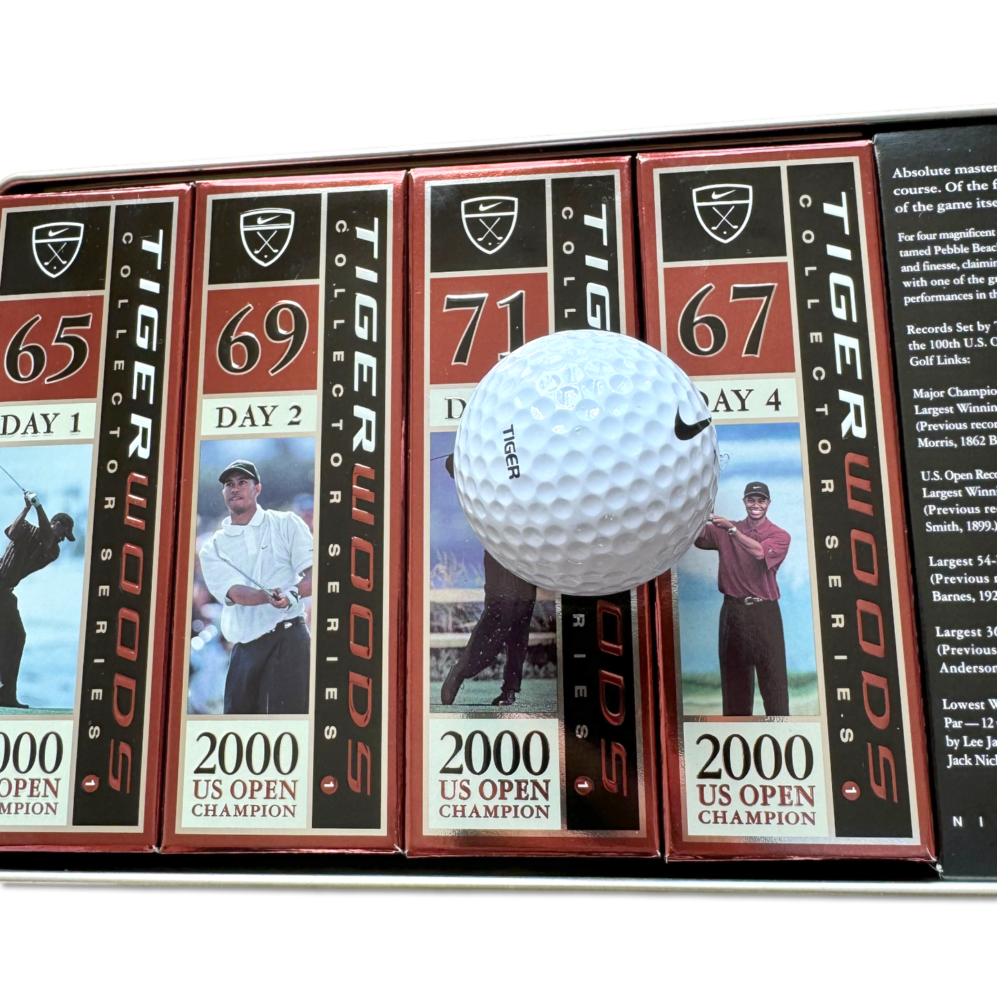 2000 U.S. Open Tiger Woods Golf Ball Collector Series
