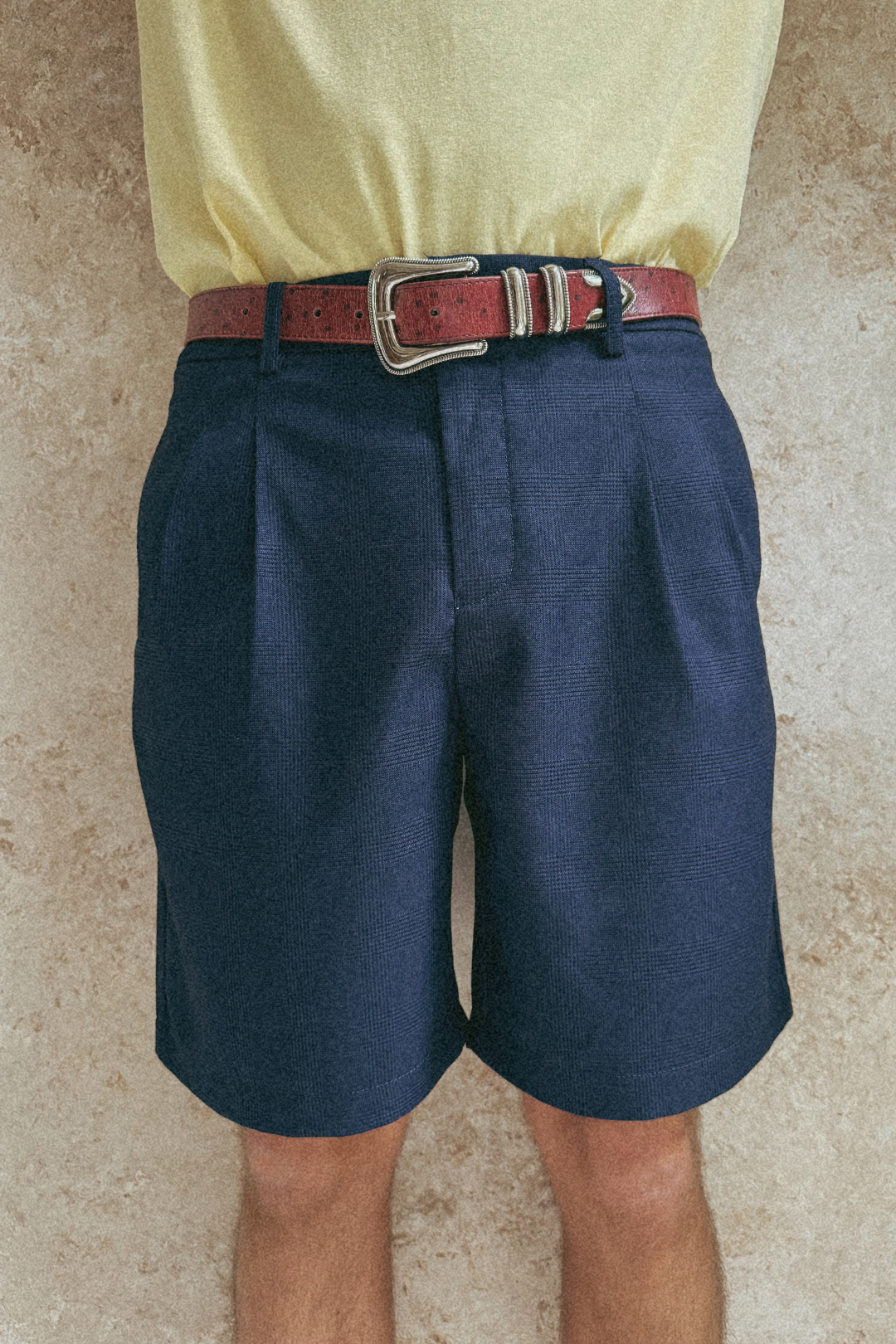 Signature Pleated Shorts