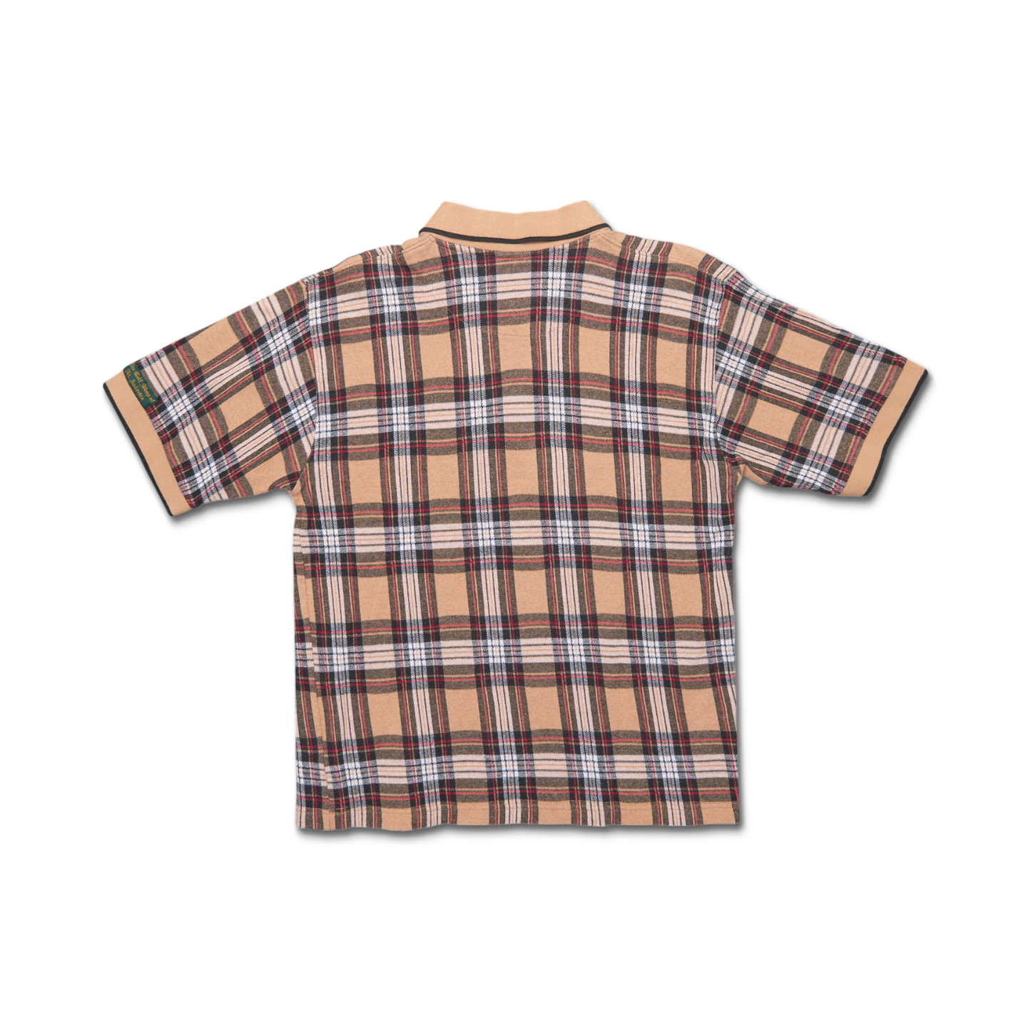 90's St Andrews Links Old Course Plaid Polo