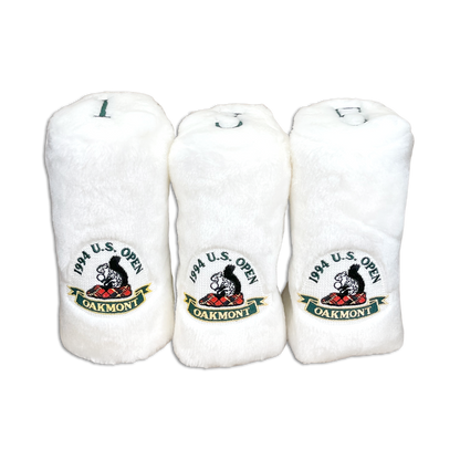 1994 U.S. Open Oakmont Country Club Headcover Trio