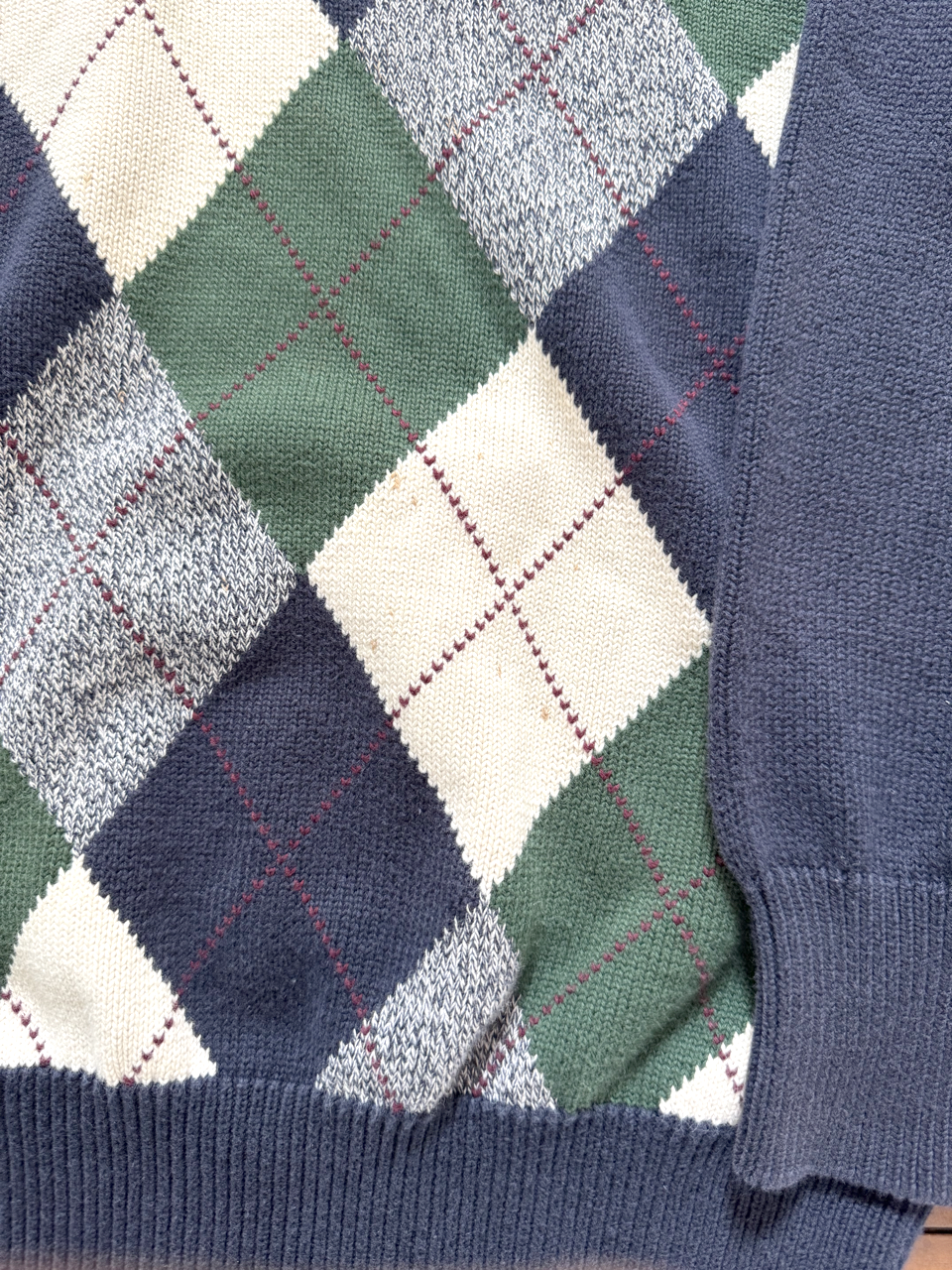 90's Masters Augusta National Argyle Knit Sweater