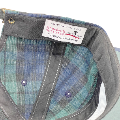 90's Pebble Beach Golf Links Plaid Hat