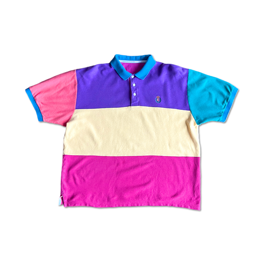 90's Color Block Polo
