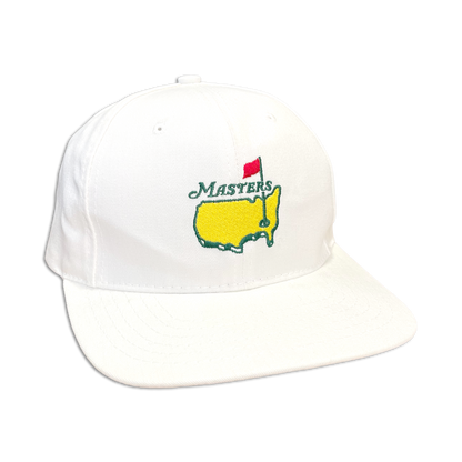 90's Masters Augusta National Leather Strapback Hat