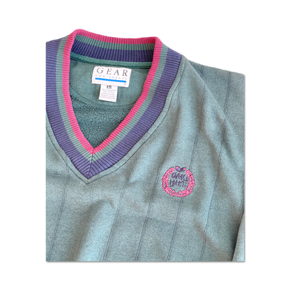 90's Oak Hill Country Club V-Neck Sweatshirt