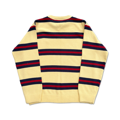 90's Tommy Hilfiger Striped Golf Sweater