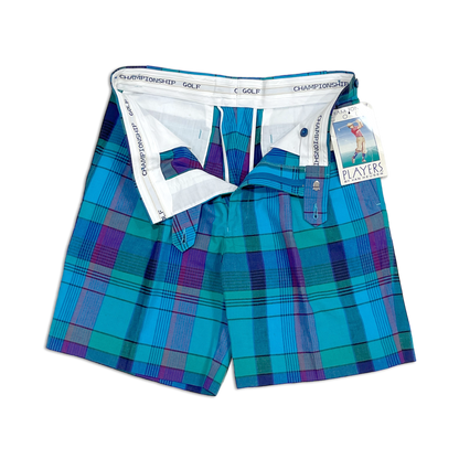 90's Van Heusen Plaid Golf Shorts