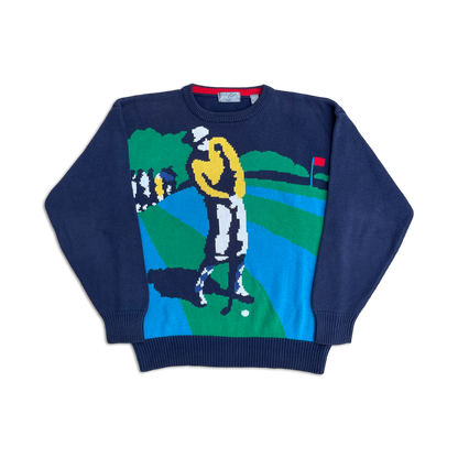 90's Golfer Knit Sweater