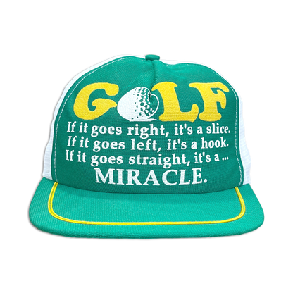 80's Golf Miracle Novelty Hat