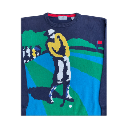90's Golfer Knit Sweater