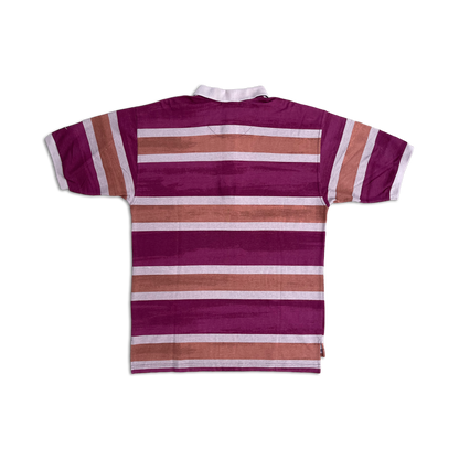1993 Nike Golf Striped Polo