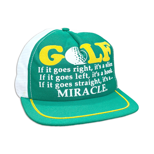80's Golf Miracle Novelty Hat