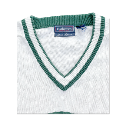 90's St. Andrews Hand Intarsia Knit Golf Sweater