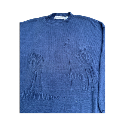 90's Hidden Imprint Golf Knit Sweater