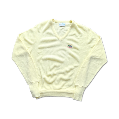 80's Pebble Beach V-Neck Sweater