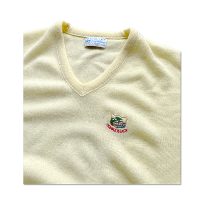 80's Pebble Beach V-Neck Sweater