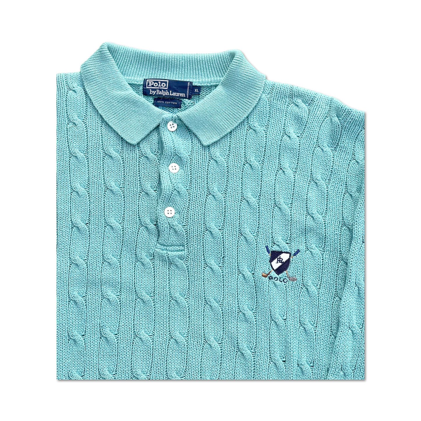 90's Polo Ralph Lauren Golf Cable Knit Sweater