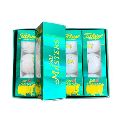 2002 Masters Augusta National Golf Ball Set (Dozen)