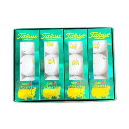 2002 Masters Augusta National Golf Ball Set (Dozen)