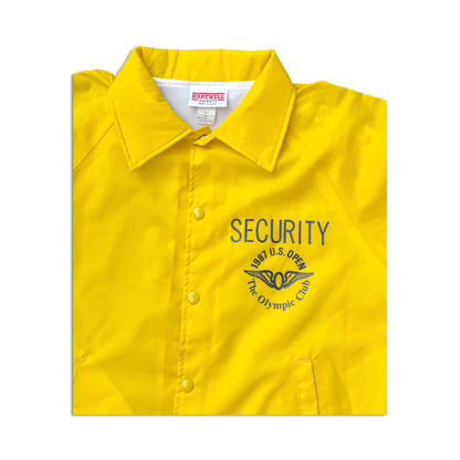 1987 U.S. Open The Olympic Club Security Jacket