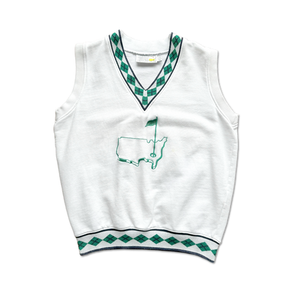 90's Masters Augusta National Big Logo Sweater Vest