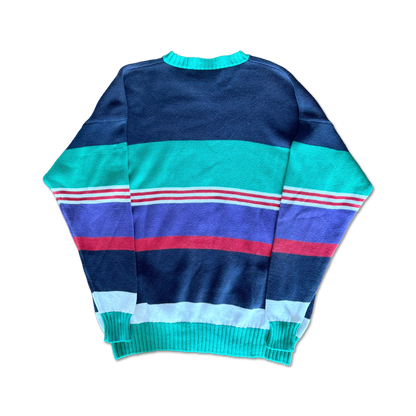 90's Masters Augusta National Striped Sweater