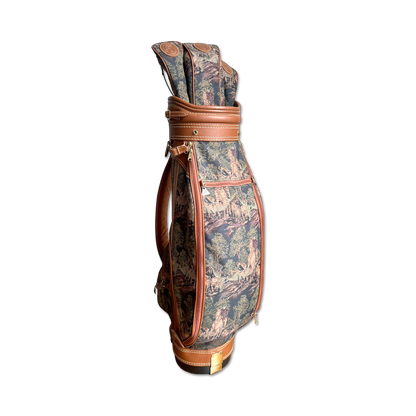 80's Daiwa Tapestry Golf Bag + Headcovers