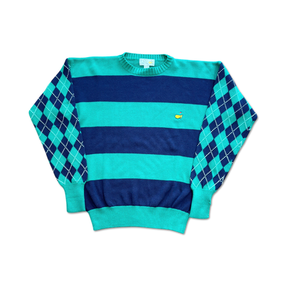 90's Masters Augusta National Argyle Knit Sweater