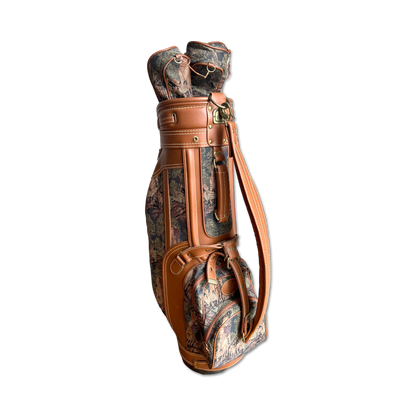 80's Daiwa Tapestry Golf Bag + Headcovers