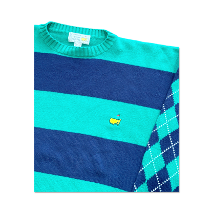 90's Masters Augusta National Argyle Knit Sweater